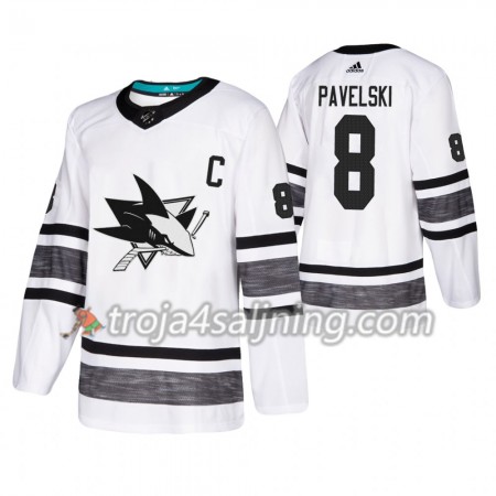 San Jose Sharks tröja Joe Pavelski 8 Vit 2019 All-Star Adidas Authentic - NHL Tröjor Herr San Jose Sharks tröja Joe Pavelski 8 Vit 2019 All-Star Adidas Authentic - NHL Tröjor Herr